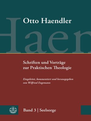 cover image of Schriften und Vorträge zur Praktischen Theologie